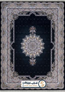 فرش 1200 شانه گل برجسته با نقش ترنج شاه عباسی